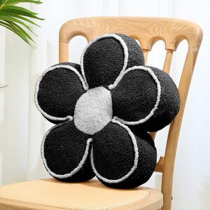 4655 Flower Shaped Pillow Daisy Pillows Floor Cushion Pastel Cute Seat